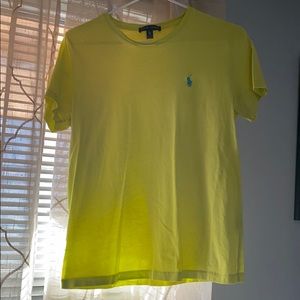 Short sleeve neon green Ralph Lauren t shirt